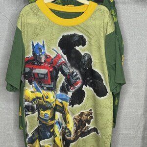 Hasbro - Transformers - Boys Short Sleeve and Shorts Pajama Set - Size L 12/14